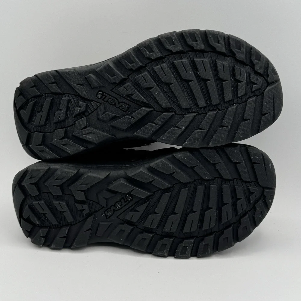 Teva Kimtah‎ Waterproof Leather Sandals Mens 8 Collapsible Heal Hiking Fishing